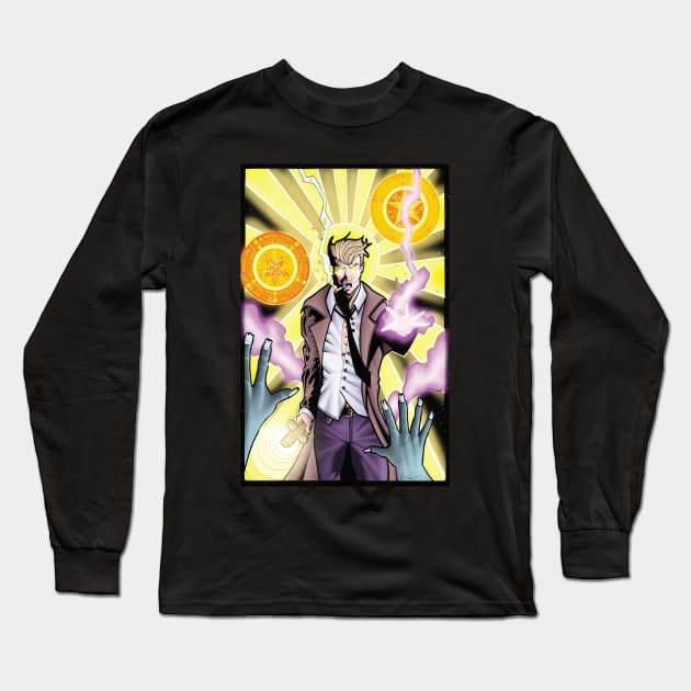 Constantine Long Sleeve T-Shirt by EvoComicsInc